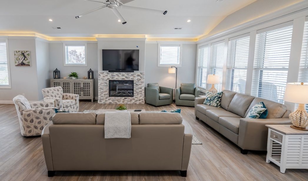 Beautiful living room built by RBC Homes