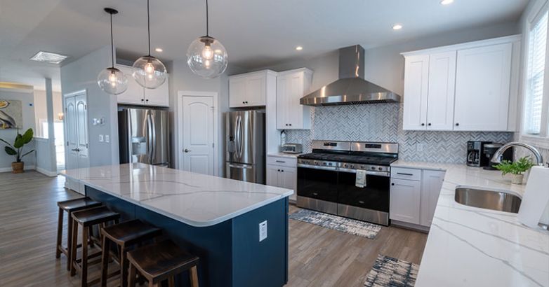 Elegant and aesthetic custom kitchen design built by RBC Homes