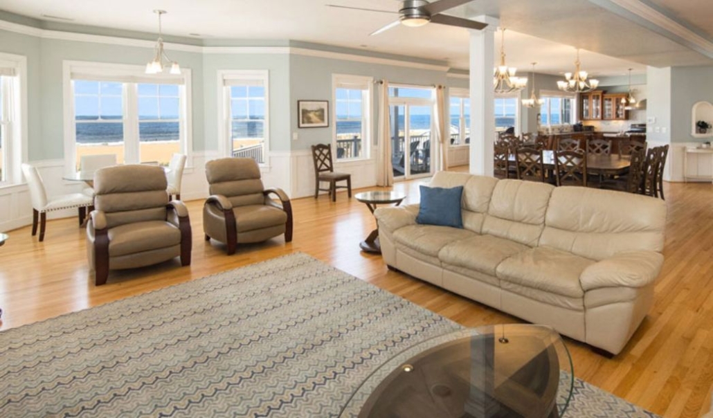 Living area with overlooking view of the sea in the Count Your Blessings project by RBC Homes